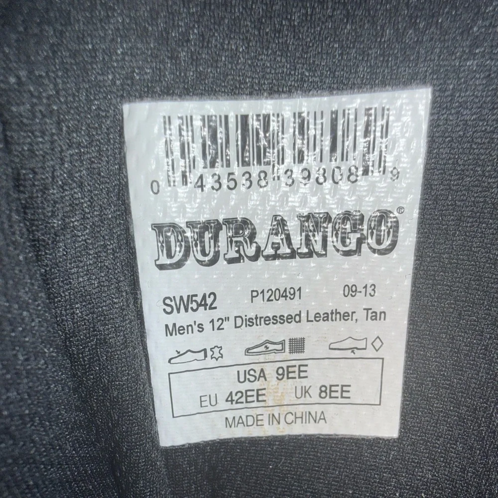 Durango Classic Tan Cowboy Boots